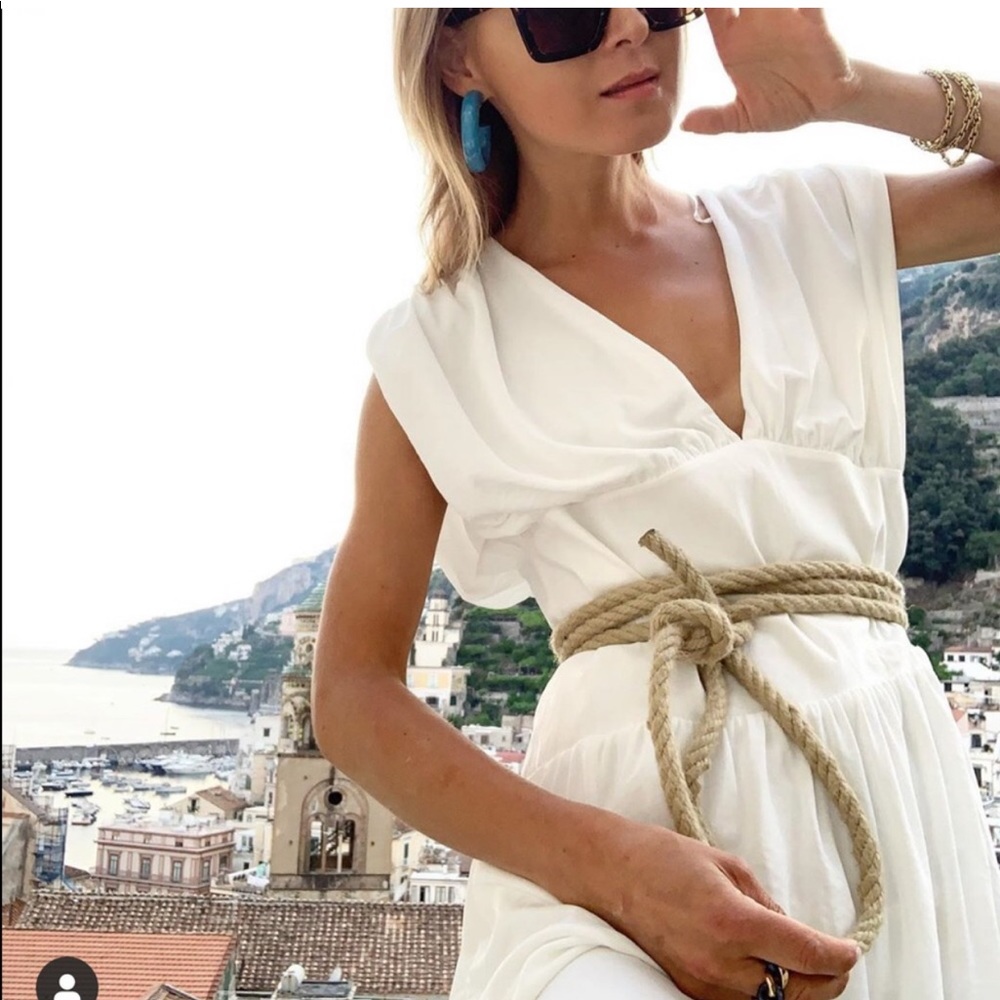 New with tags Zara white combination Dress - Picture 5 of 14